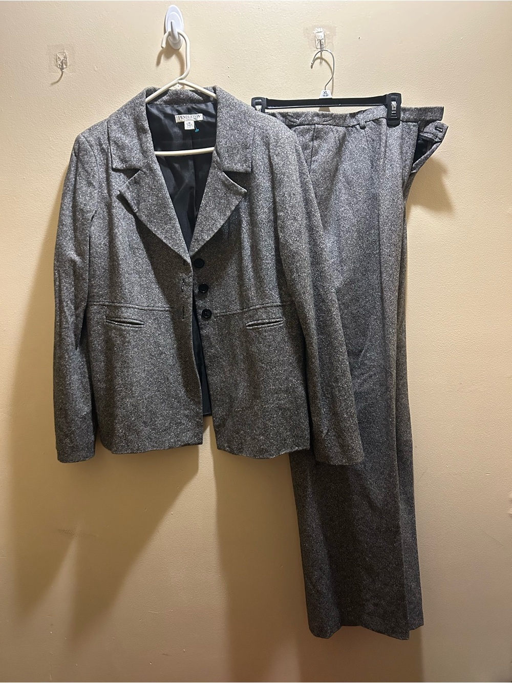 Worthington Gray Tweed Women's Blazer and Trousers